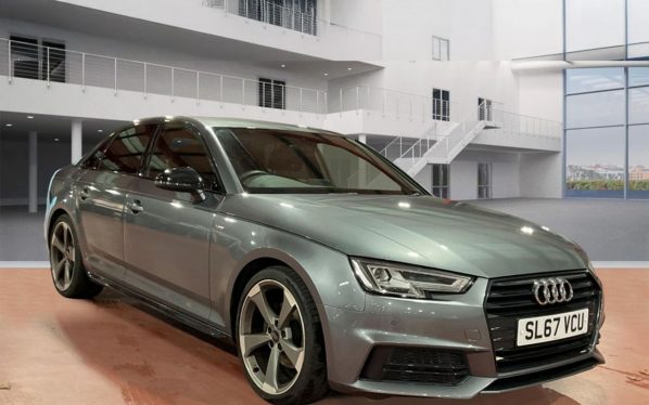 Used 2017 GREY AUDI A4 Saloon 1.4 TFSI Black Edition Saloon 4dr Petrol Manual Euro 6 (s/s) (150 ps) (reg. 2017-10-31) for sale in Altrincham
