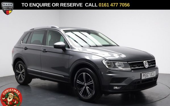 Used 2017 GREY VOLKSWAGEN TIGUAN SUV 1.4 TSI SE Navigation SUV 5dr Petrol Manual Euro 6 (s/s) (150 ps) (reg. 2017-10-13) for sale in Stockport