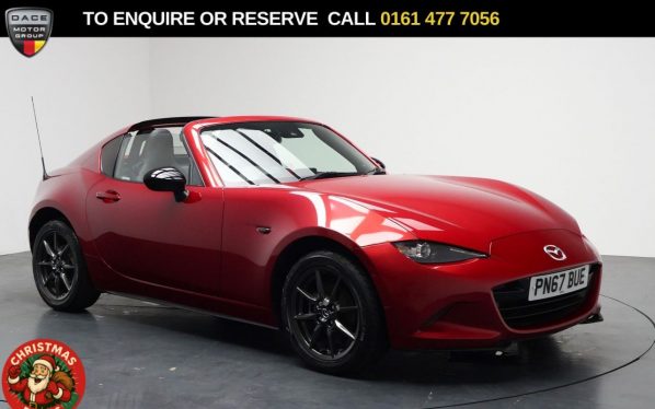 Used 2017 RED MAZDA MX-5 RF Convertible 1.5 SKYACTIV-G Sport Nav Convertible 2dr Petrol Manual Euro 6 (131 ps) (reg. 2017-09-05) for sale in Stockport