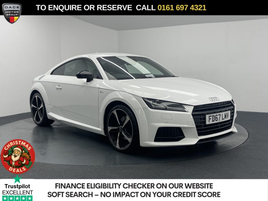 Used 2017 WHITE AUDI TT Coupe 2.0 TFSI Black Edition Coupe 3dr Petrol S Tronic Euro 6 (s/s) (230 ps) (reg. 2017-11-29) for sale in Manchester