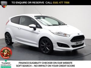 Used 2017 WHITE FORD FIESTA Hatchback 1.0T EcoBoost ST-Line Hatchback 3dr Petrol Manual Euro 6 (s/s) (125 ps) (reg. 2017-05-31) for sale in Stockport