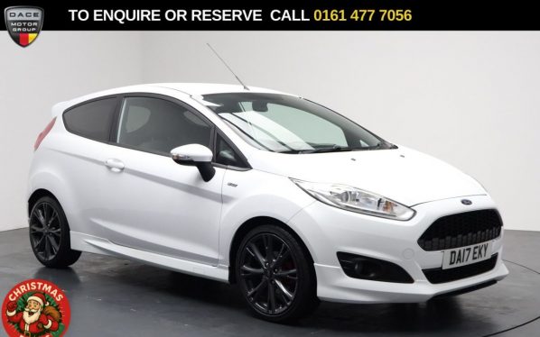 Used 2017 WHITE FORD FIESTA Hatchback 1.0T EcoBoost ST-Line Hatchback 3dr Petrol Manual Euro 6 (s/s) (125 ps) (reg. 2017-05-31) for sale in Stockport