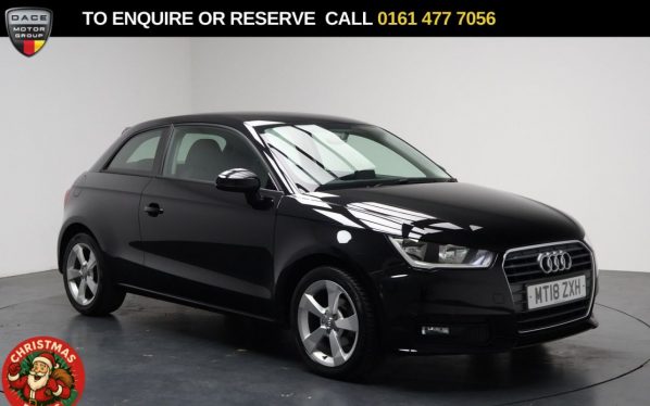 Used 2018 BLACK AUDI A1 Hatchback 1.0 TFSI Sport Hatchback 3dr Petrol Manual Euro 6 (s/s) (95 ps) (reg. 2018-06-15) for sale in Stockport