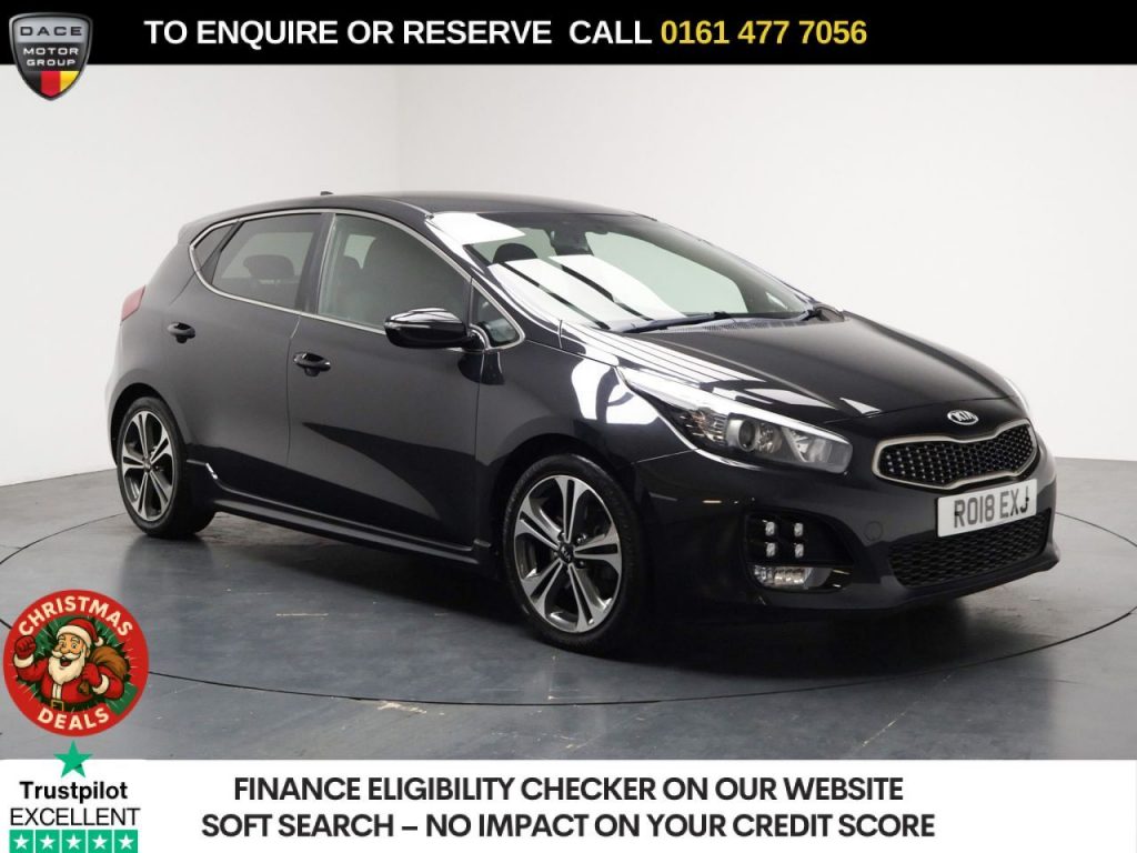 Used 2018 BLACK KIA CEED Hatchback 1.0 T-GDi GT-Line Hatchback 5dr Petrol Manual Euro 6 (s/s) (118 bhp) (reg. 2018-05-03) for sale in Stockport