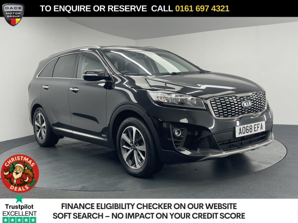 Used 2018 BLACK KIA SORENTO SUV 2.2 CRDi KX-2 SUV 5dr Diesel Auto AWD Euro 6 (s/s) (197 bhp) (reg. 2018-10-13) for sale in Manchester