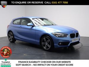 Used 2018 BLUE BMW 1 SERIES Hatchback 1.5 118i Sport Hatchback 3dr Petrol Auto Euro 6 (s/s) (136 ps) (reg. 2018-09-01) for sale in Stockport