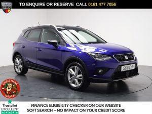 Used 2018 BLUE SEAT ARONA SUV 1.0 TSI FR SUV 5dr Petrol Manual Euro 6 (s/s) (115 ps) (reg. 2018-04-13) for sale in Stockport