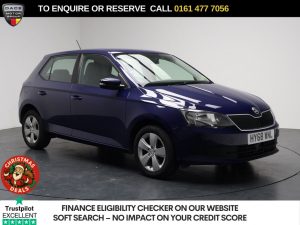 Used 2018 BLUE SKODA FABIA Hatchback 1.0 SE Hatchback 5dr Petrol Manual Euro 6 (s/s) (75 ps) (reg. 2018-09-01) for sale in Stockport