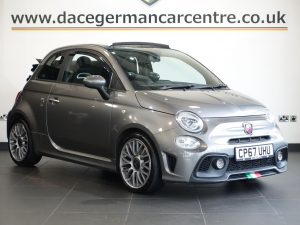 Used 2018 GREY ABARTH 595C Convertible 1.4 T-Jet Cabrio 2dr Petrol Manual Euro 6 (145 ps) (reg. 2018-02-16) for sale in Altrincham