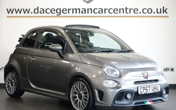 Used 2018 GREY ABARTH 595C Convertible 1.4 T-Jet Cabrio 2dr Petrol Manual Euro 6 (145 ps) (reg. 2018-02-16) for sale in Altrincham
