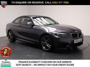 Used 2018 GREY BMW 2 SERIES Coupe 1.5 218i GPF M Sport Coupe 2dr Petrol Auto Euro 6 (s/s) (136 ps) (reg. 2018-11-16) for sale in Stockport