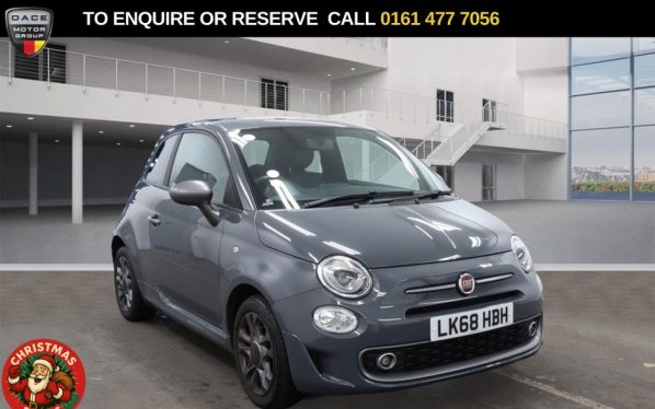 Used 2018 GREY FIAT 500 Hatchback 1.2 S Hatchback 3dr Petrol Manual Euro 6 (s/s) (69 bhp) (reg. 2018-09-01) for sale in Stockport