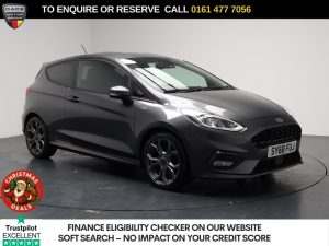 Used 2018 GREY FORD FIESTA Hatchback 1.0T EcoBoost GPF ST-Line Hatchback 3dr Petrol Manual Euro 6 (s/s) (125 ps) (reg. 2018-11-30) for sale in Stockport