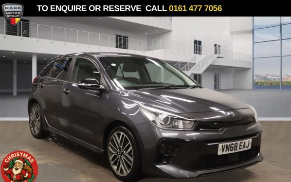 Used 2018 GREY KIA RIO Hatchback 1.0 T-GDi GT-Line Hatchback 5dr Petrol Manual Euro 6 (s/s) (118 bhp) (reg. 2018-11-06) for sale in Stockport