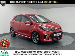 Used 2018 RED KIA PICANTO Hatchback 1.25 GT-Line Hatchback 5dr Petrol Manual Euro 6 (83 bhp) (reg. 2018-01-10) for sale in Manchester