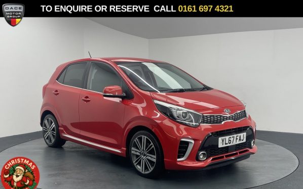 Used 2018 RED KIA PICANTO Hatchback 1.25 GT-Line Hatchback 5dr Petrol Manual Euro 6 (83 bhp) (reg. 2018-01-10) for sale in Manchester