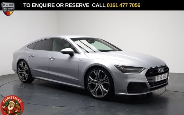 Used 2018 SILVER AUDI A7 Hatchback 3.0 TDI V6 50 S line Sportback 5dr Diesel Tiptronic quattro Euro 6 (s/s) (286 ps) (reg. 2018-10-31) for sale in Stockport