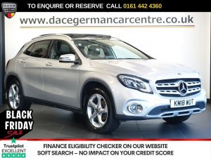 Used 2018 SILVER MERCEDES-BENZ GLA SUV 2.1 GLA200d Sport (Premium Plus) SUV 5dr Diesel 7G-DCT Euro 6 (s/s) (136 ps) (reg. 2018-03-29) for sale in Altrincham