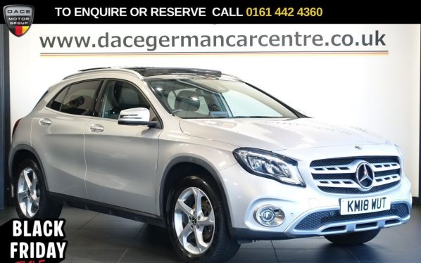Used 2018 SILVER MERCEDES-BENZ GLA SUV 2.1 GLA200d Sport (Premium Plus) SUV 5dr Diesel 7G-DCT Euro 6 (s/s) (136 ps) (reg. 2018-03-29) for sale in Altrincham