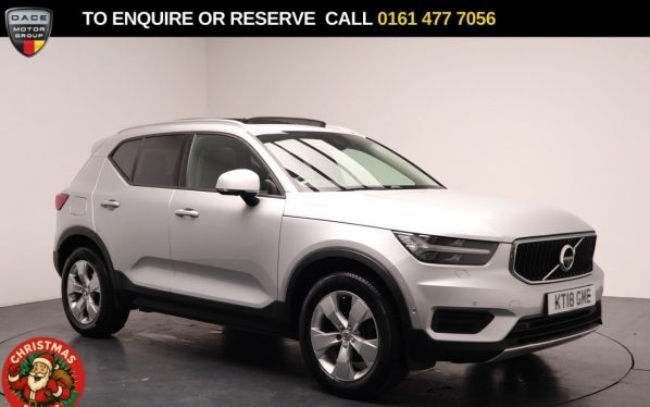 Used 2018 SILVER VOLVO XC40 SUV 1.5 T3 Momentum SUV 5dr Petrol Manual Euro 6 (s/s) (156 ps) (reg. 2018-05-31) for sale in Stockport