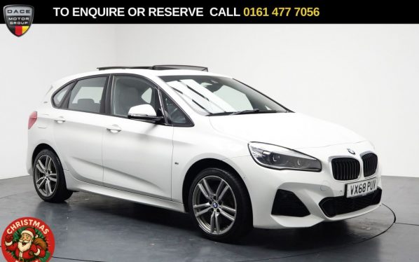 Used 2018 WHITE BMW 2 SERIES ACTIVE TOURER MPV 1.5 225xe 7.6kWh M Sport (Premium) MPV 5dr Petrol Plug-in Hybrid Auto 4WD Euro 6 (s/s) (224 ps) (reg. 2018-11-30) for sale in Stockport