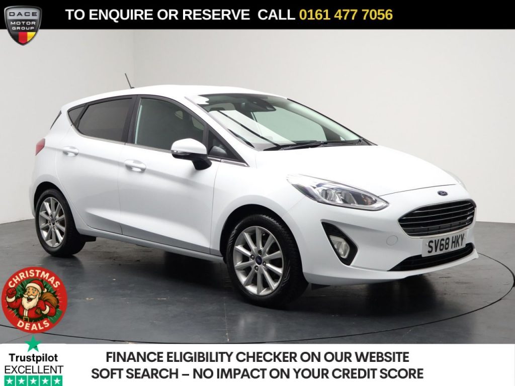 Used 2018 WHITE FORD FIESTA Hatchback 1.0T EcoBoost GPF Titanium Hatchback 5dr Petrol Manual Euro 6 (s/s) (100 ps) (reg. 2018-12-04) for sale in Stockport