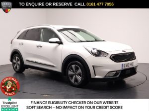 Used 2018 WHITE KIA NIRO SUV 1.6 GDi 8.9kWh 3 SUV 5dr Petrol Plug-in Hybrid DCT Euro 6 (s/s) (139 bhp) (reg. 2018-03-24) for sale in Stockport