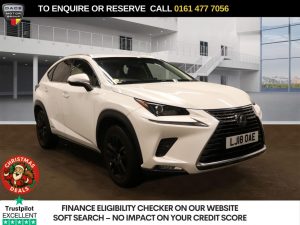 Used 2018 WHITE LEXUS NX SUV 2.5 300h Luxury SUV 5dr Petrol Hybrid E-CVT 4WD Euro 6 (s/s) (197 ps) (reg. 2018-04-30) for sale in Stockport