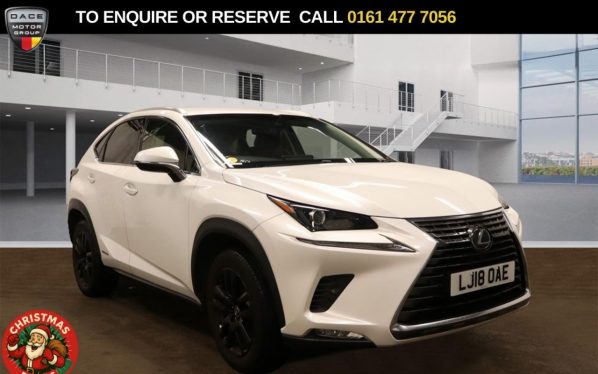 Used 2018 WHITE LEXUS NX SUV 2.5 300h Luxury SUV 5dr Petrol Hybrid E-CVT 4WD Euro 6 (s/s) (197 ps) (reg. 2018-04-30) for sale in Stockport