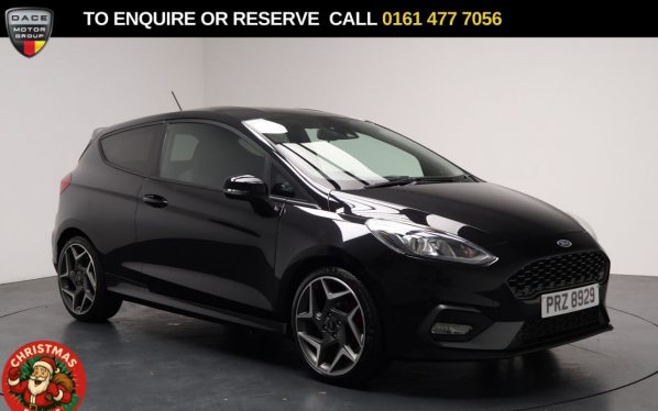 Used 2019 BLACK FORD FIESTA Hatchback 1.5T EcoBoost ST-2 Hatchback 3dr Petrol Manual Euro 6 (s/s) (200 ps) (reg. 2019-10-31) for sale in Stockport