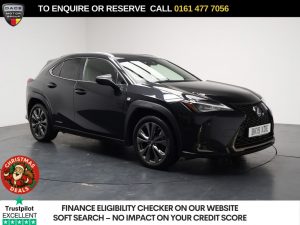 Used 2019 BLACK LEXUS UX SUV 2.0 250h F Sport SUV 5dr Petrol Hybrid E-CVT Euro 6 (s/s) (184 ps) (reg. 2019-07-10) for sale in Stockport