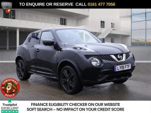 Used 2019 BLACK NISSAN JUKE SUV 1.6 Tekna SUV 5dr Petrol Manual Euro 6 (112 ps) (reg. 2019-03-30) for sale in Stockport