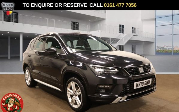 Used 2019 BLACK SEAT ATECA SUV 1.5 TSI EVO FR SUV 5dr Petrol DSG Euro 6 (s/s) (150 ps) (reg. 2019-06-27) for sale in Stockport