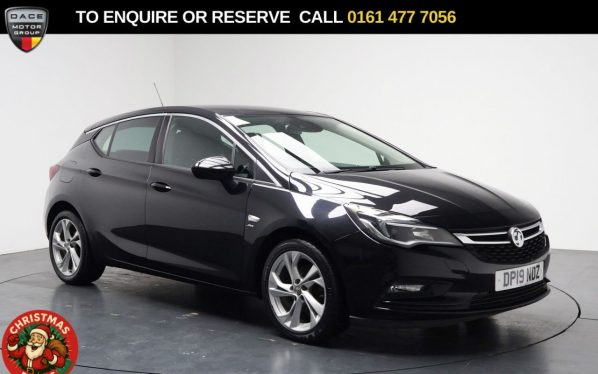 Used 2019 BLACK VAUXHALL ASTRA Hatchback 1.4i Turbo SRi Hatchback 5dr Petrol Manual Euro 6 (150 ps) (reg. 2019-04-30) for sale in Stockport