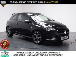 Used 2019 BLACK VAUXHALL CORSA Hatchback 1.4i Turbo ecoTEC GSi Hatchback 3dr Petrol Manual Euro 6 (s/s) (150 ps) (reg. 2019-08-14) for sale in Stockport