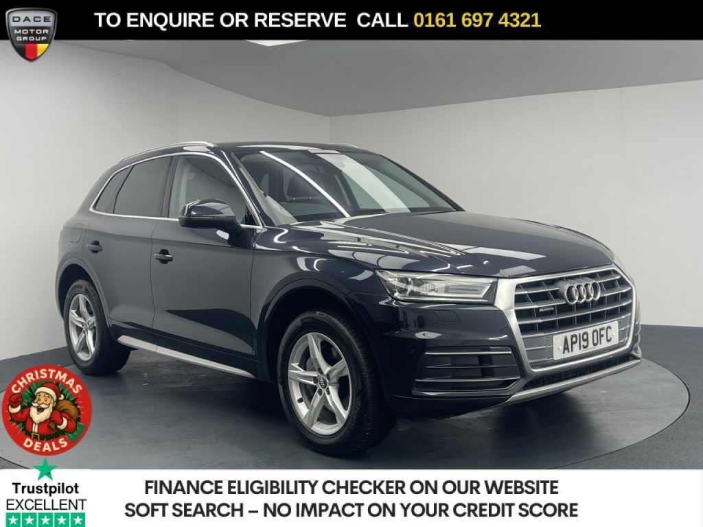 Used 2019 BLUE AUDI Q5 SUV 2.0 TDI 40 Sport SUV 5dr Diesel S Tronic quattro Euro 6 (s/s) (190 ps) (reg. 2019-03-31) for sale in Manchester