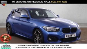 Used 2019 BLUE BMW 1 SERIES Hatchback 2.0 118d M Sport Shadow Edition Hatchback 5dr Diesel Auto Euro 6 (s/s) (150 ps) (reg. 2019-05-31) for sale in Manchester