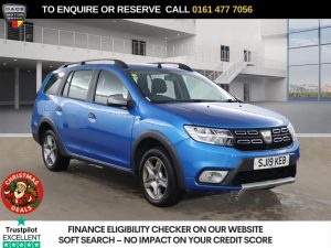 Used 2019 BLUE DACIA Logan MCV Stepway Estate 0.9 TCe Comfort Estate 5dr Petrol Manual Euro 6 (s/s) (90 ps) (reg. 2019-06-30) for sale in Stockport
