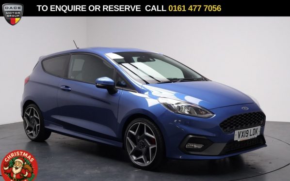 Used 2019 BLUE FORD FIESTA Hatchback 1.5T EcoBoost ST-2 Hatchback 3dr Petrol Manual Euro 6 (200 ps) (reg. 2019-03-29) for sale in Stockport