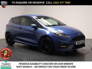 Used 2019 BLUE FORD FIESTA Hatchback 1.5T EcoBoost ST-2 Hatchback 3dr Petrol Manual Euro 6 (s/s) (200 ps) (reg. 2019-06-28) for sale in Stockport