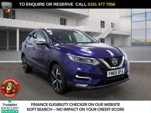 Used 2019 BLUE NISSAN QASHQAI SUV 1.2 DIG-T Tekna+ SUV 5dr Petrol Manual Euro 6 (s/s) (115 ps) (reg. 2019-01-30) for sale in Stockport