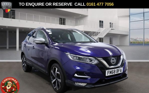 Used 2019 BLUE NISSAN QASHQAI SUV 1.2 DIG-T Tekna+ SUV 5dr Petrol Manual Euro 6 (s/s) (115 ps) (reg. 2019-01-30) for sale in Stockport