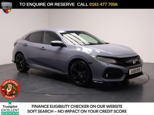 Used 2019 GREY HONDA CIVIC Hatchback 1.5 VTEC Turbo GPF Sport Hatchback 5dr Petrol Manual Euro 6 (s/s) (182 ps) (reg. 2019-03-15) for sale in Stockport