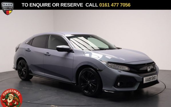 Used 2019 GREY HONDA CIVIC Hatchback 1.5 VTEC Turbo GPF Sport Hatchback 5dr Petrol Manual Euro 6 (s/s) (182 ps) (reg. 2019-03-15) for sale in Stockport