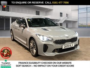 Used 2019 GREY KIA STINGER Hatchback 2.0 T-GDi GT-Line Gran Turismo 5dr Petrol Auto Euro 6 (s/s) (242 bhp) (reg. 2019-03-01) for sale in Stockport