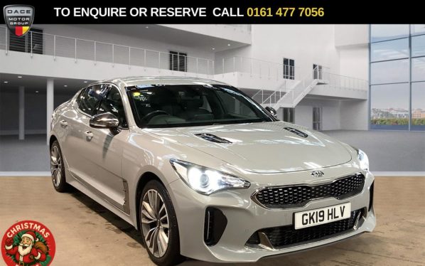 Used 2019 GREY KIA STINGER Hatchback 2.0 T-GDi GT-Line Gran Turismo 5dr Petrol Auto Euro 6 (s/s) (242 bhp) (reg. 2019-03-01) for sale in Stockport