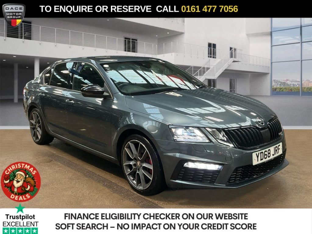 Used 2019 GREY SKODA OCTAVIA Hatchback 2.0 TSI GPF vRS Hatchback 5dr Petrol DSG Euro 6 (s/s) (245 ps) (reg. 2019-02-04) for sale in Stockport