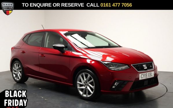 Used 2019 RED SEAT IBIZA Hatchback 1.0 TSI FR Sport Hatchback 5dr Petrol Manual Euro 6 (s/s) GPF (115 ps) (reg. 2019-07-01) for sale in Stockport