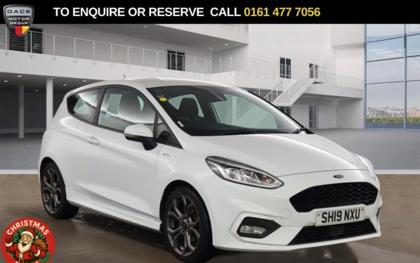 Used 2019 WHITE FORD FIESTA Hatchback 1.0T EcoBoost GPF ST-Line Hatchback 3dr Petrol Manual Euro 6 (s/s) (125 ps) (reg. 2019-03-21) for sale in Stockport