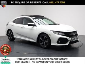 Used 2019 WHITE HONDA CIVIC Hatchback 1.6 i-DTEC EX Hatchback 5dr Diesel Manual Euro 6 (s/s) (120 ps) (reg. 2019-01-22) for sale in Stockport